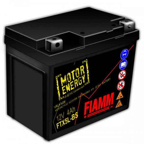 Аккумулятор Fiamm 7904476 AGM 12V 4Ah 50A, Fiamm